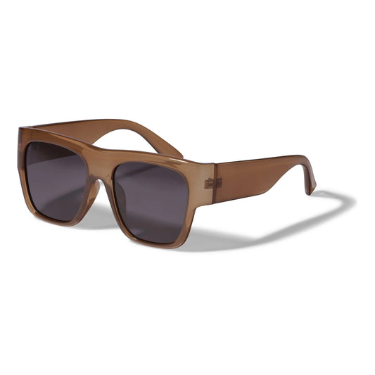 ANIYAH Large Sunglass Brown