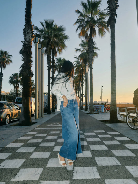 MMHNoble Dreamy Ankle Jeans Blue