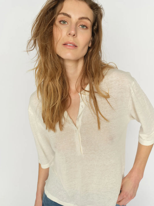 MMHSuave Linen Tee White