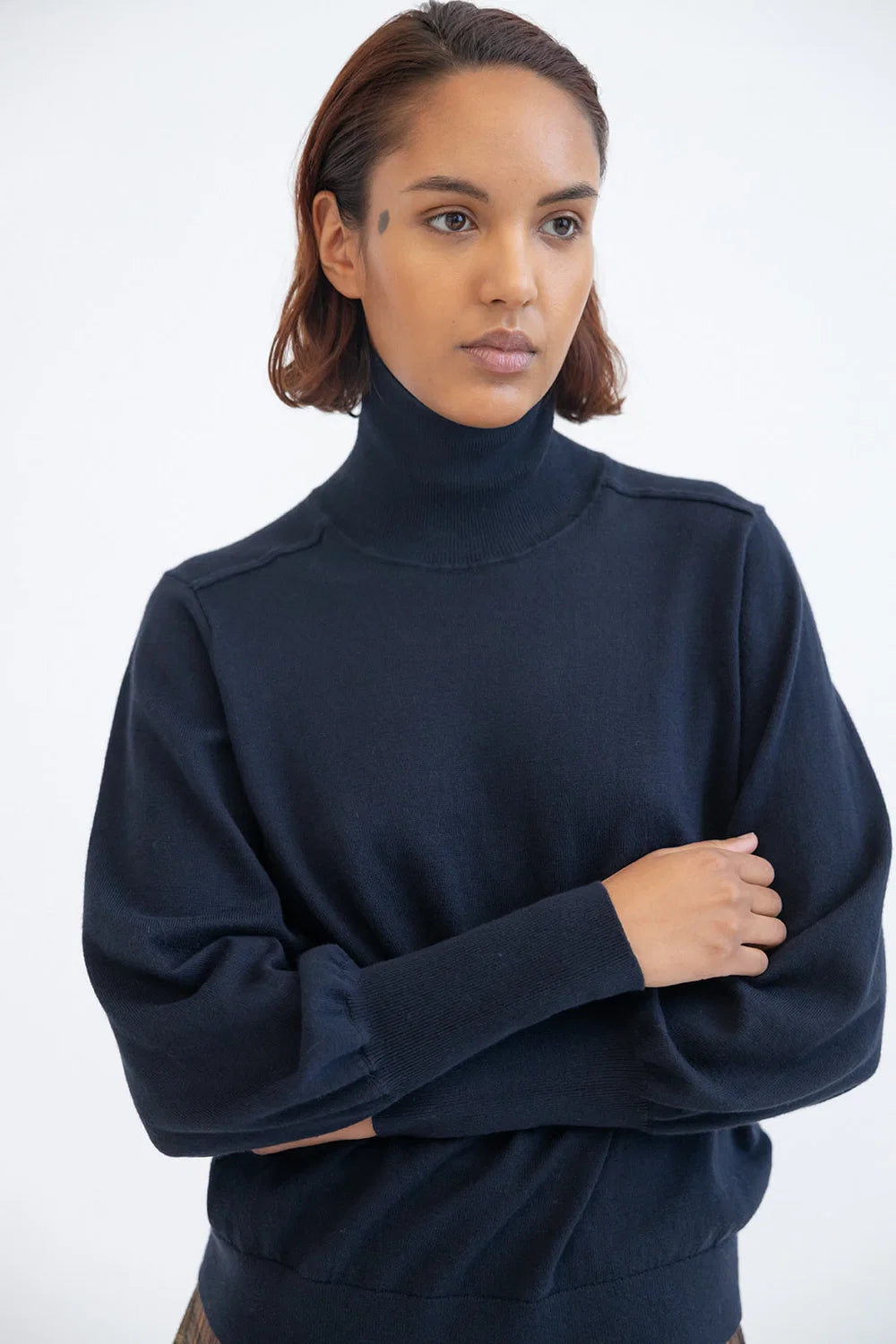 Sirene DK34 Polo-Neck Jumper Midnight