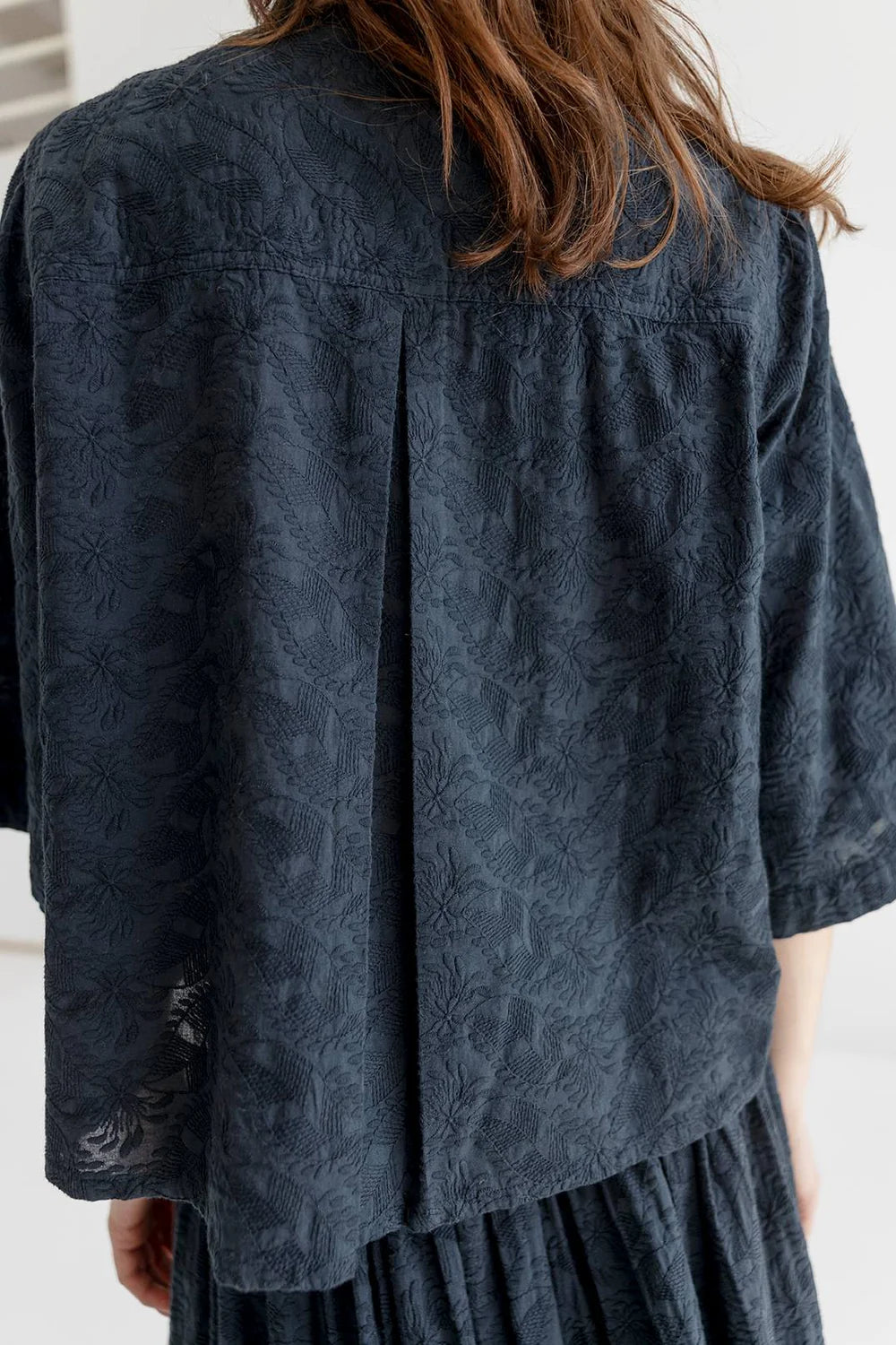 Hortense Embroidered Boxy Shirt