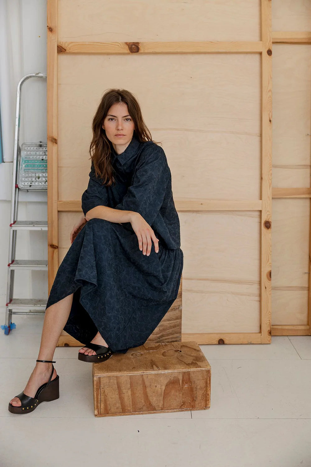 Hortense Embroidered Boxy Shirt