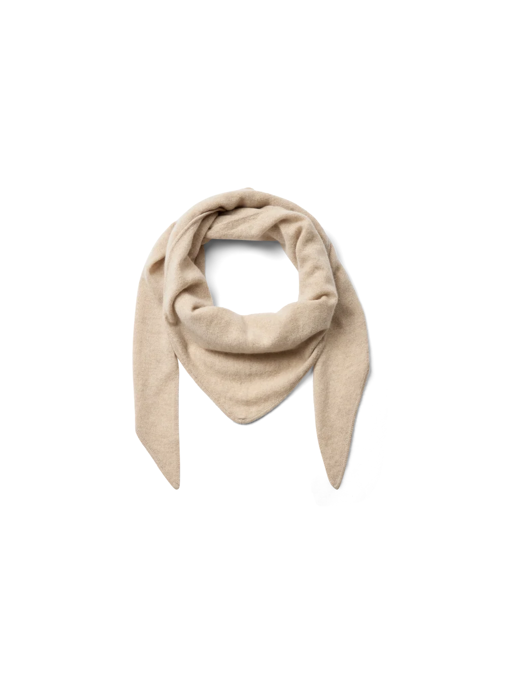 MMEnata Cashmere Triangle Knitted Scarf