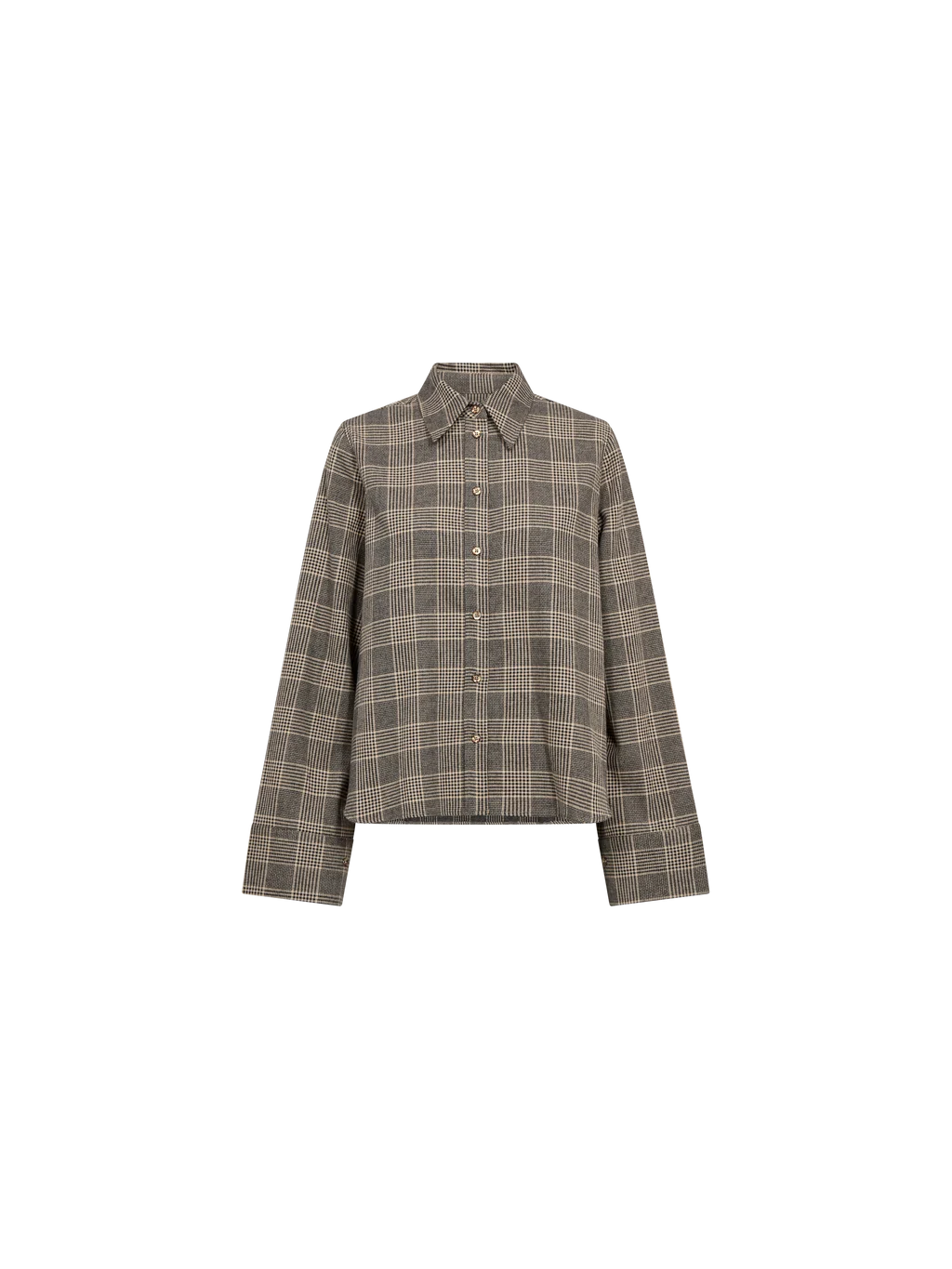 MMAyen Princ Check Shirt Black