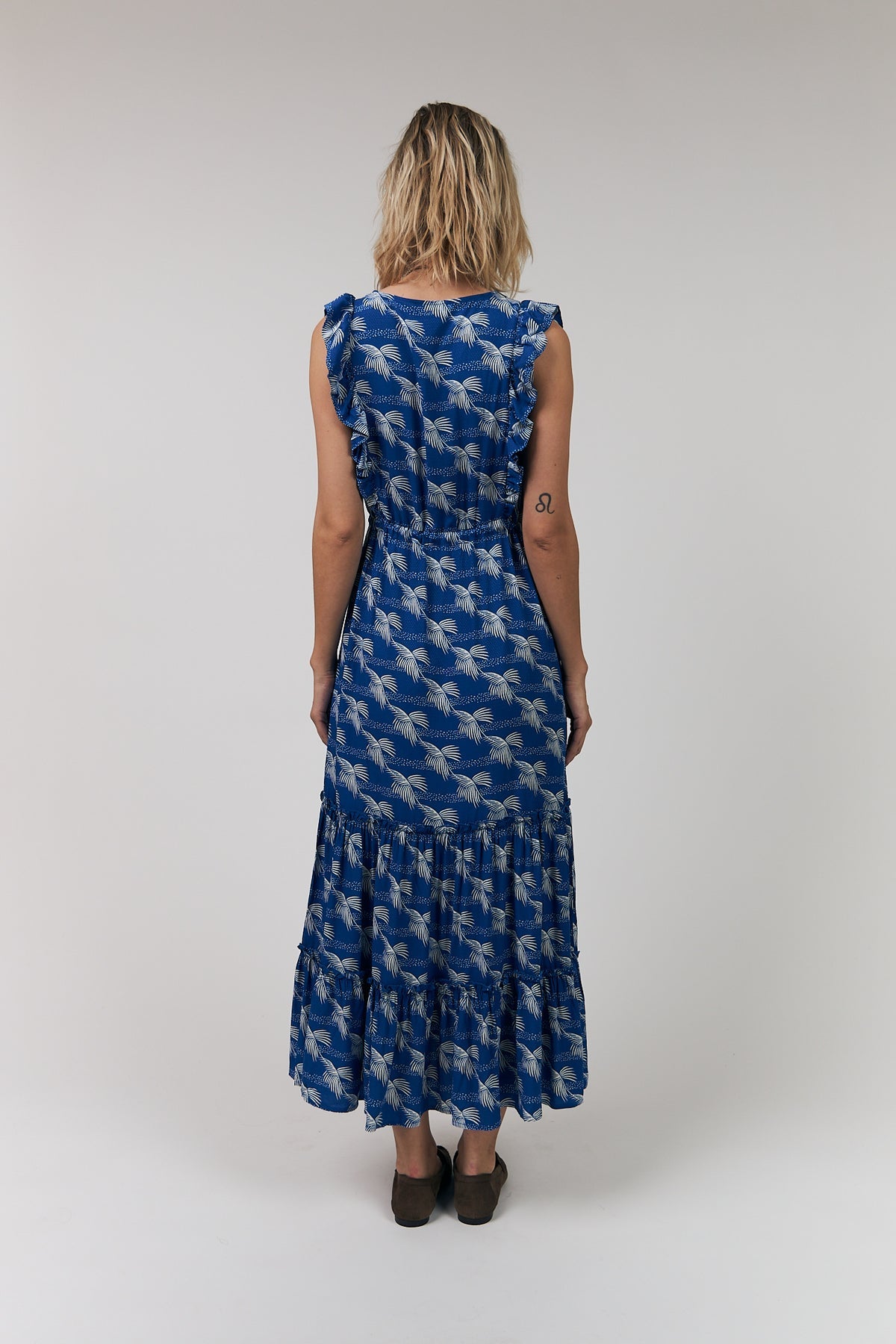 SamoLL Midi Dress Royal Blue