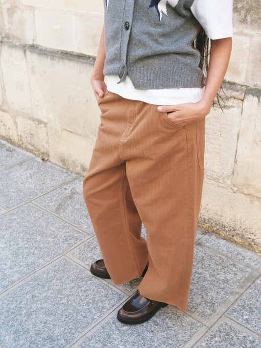 MMHFull Herringbone Cropped Pant Foxtrot
