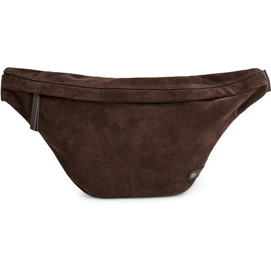 16618 - Beautiful Suede Bumbag  Chocolate