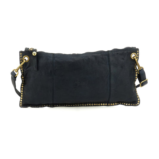 Campomaggi Gabriella Envelope Clutch Hand Bag Blue