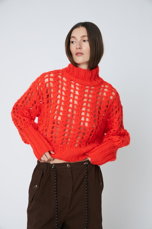 Erica Crochet 321-263 Jumper Chili