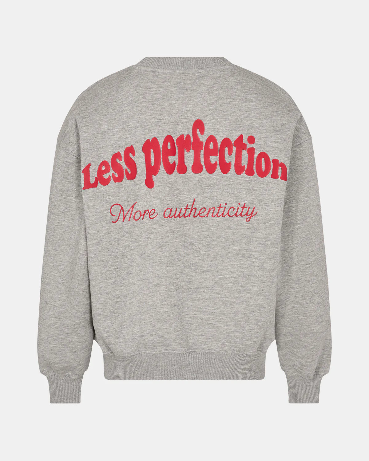 Sweatshirt Less Perfection Grey Melange