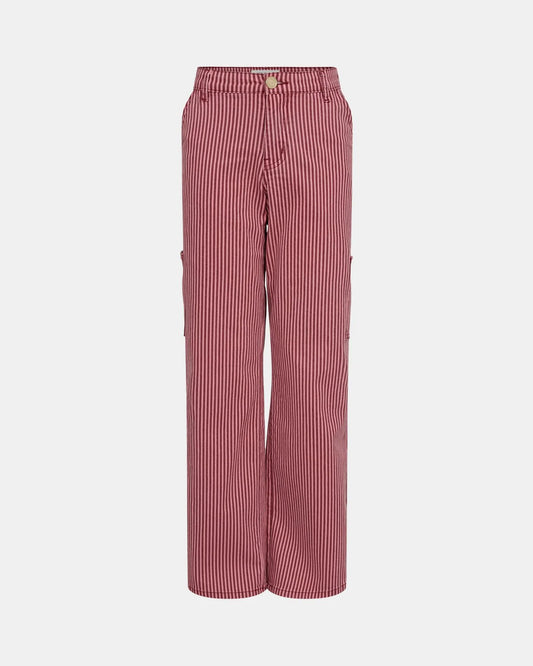 Gitte Red Striped Trousers