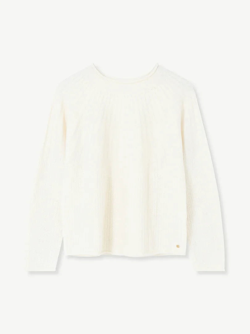 Tracy Cable Knitwear Off White