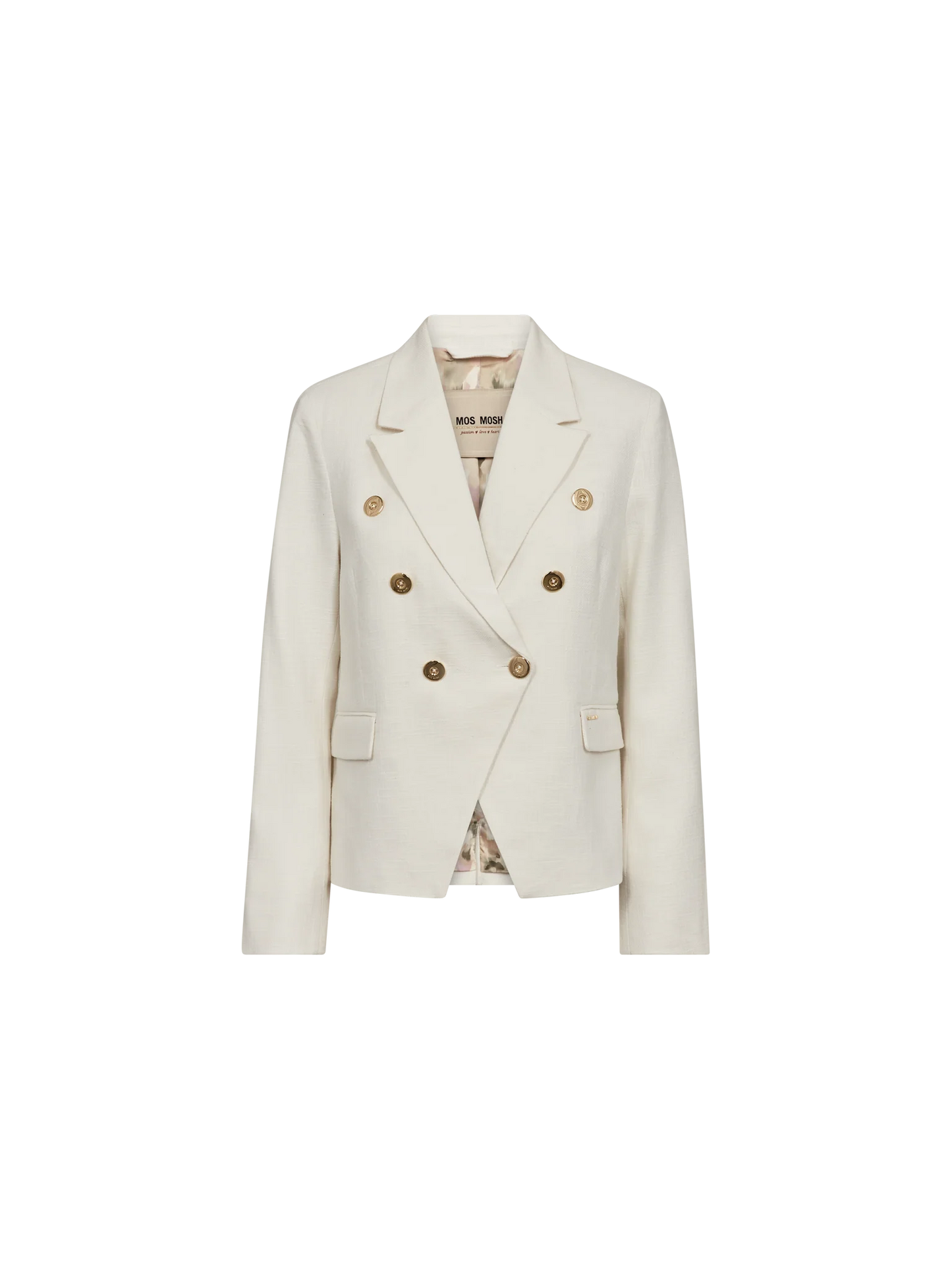 MMBelize Ramie Blazer Ecru