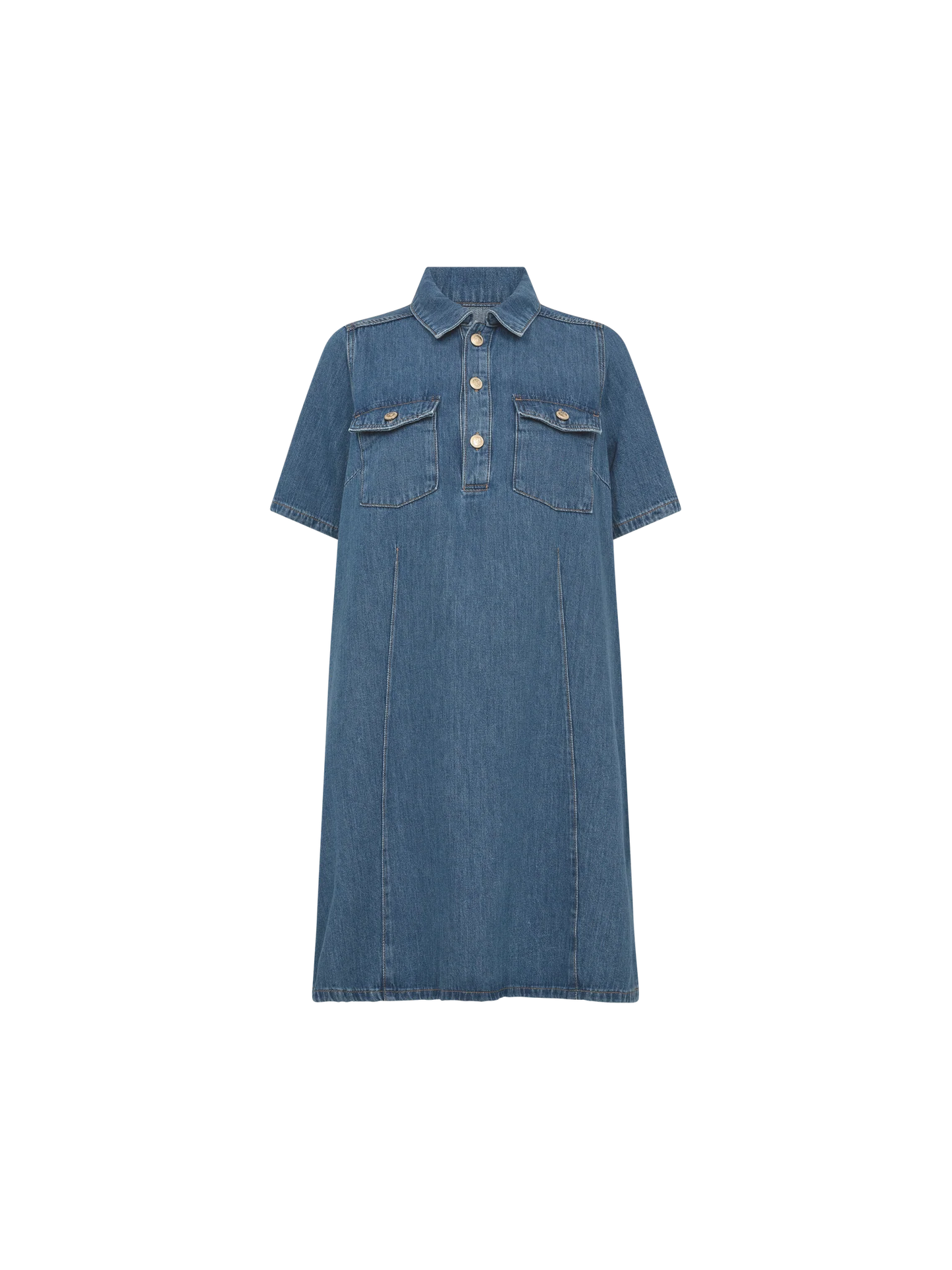 MMBiba East Dress in Denim Dark Blue