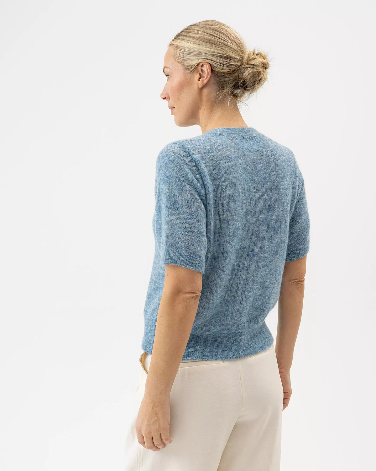 Elizabeth Knitted Short Sleeved Top