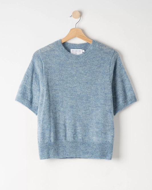 Elizabeth Knitted Short Sleeved Top