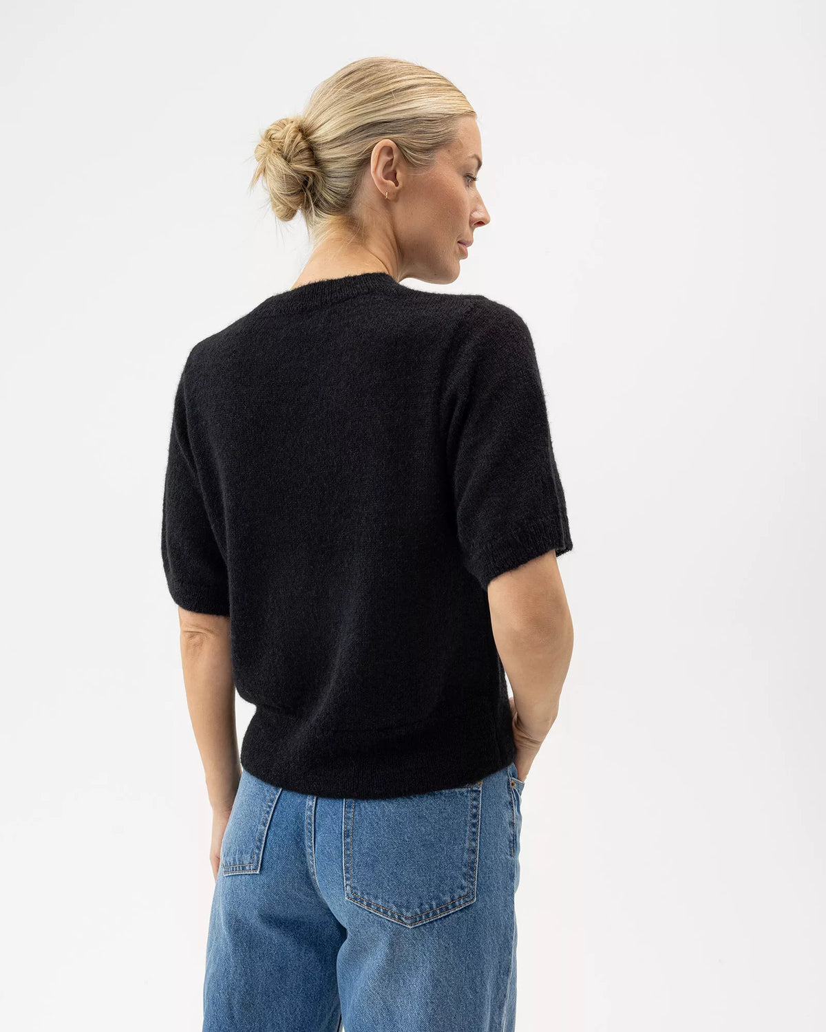 Elizabeth Knitted Short Sleeved Top