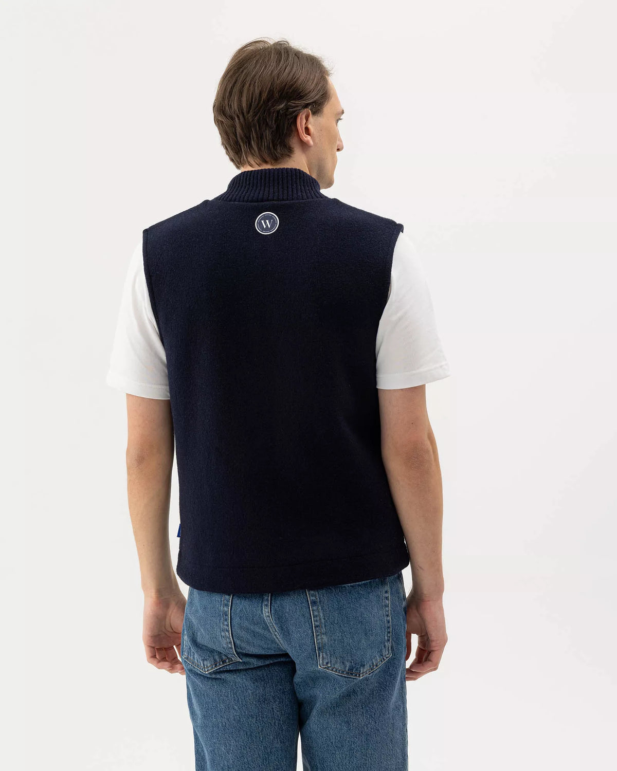 Mens - Fred Windproof Vest Navy