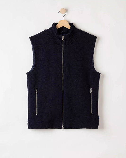 Mens - Fred Windproof Vest Navy