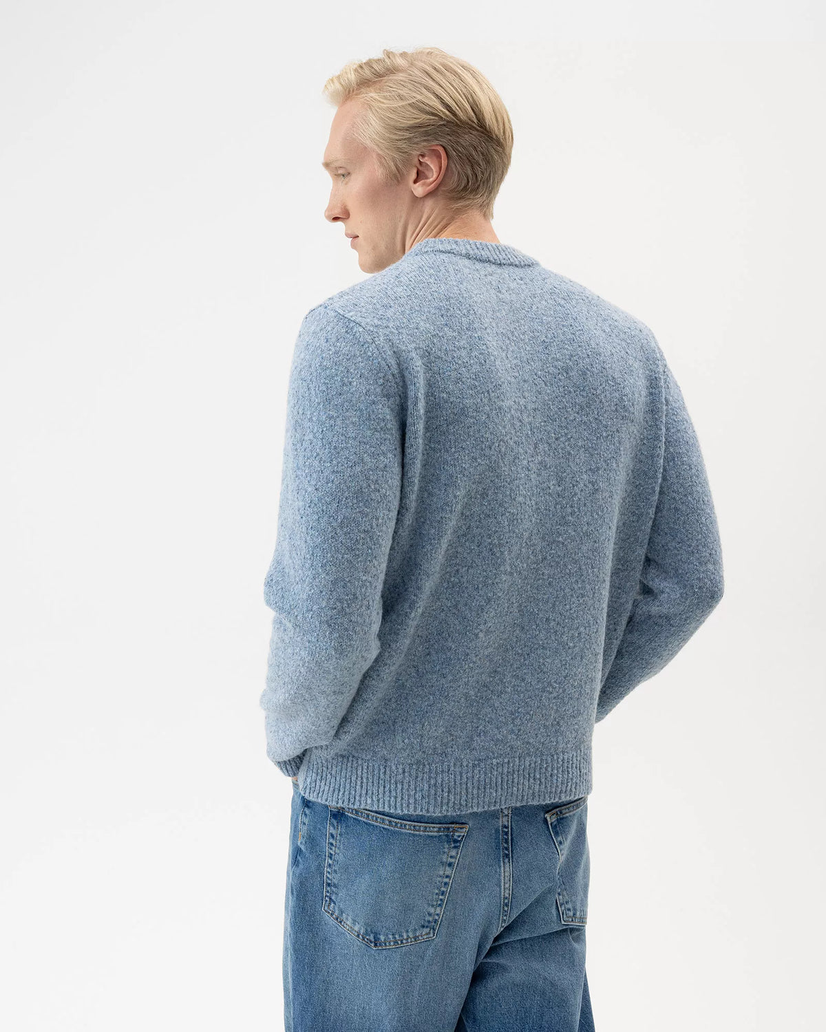 Mens - Liam Crew Neck  Cotton Mix Jumper