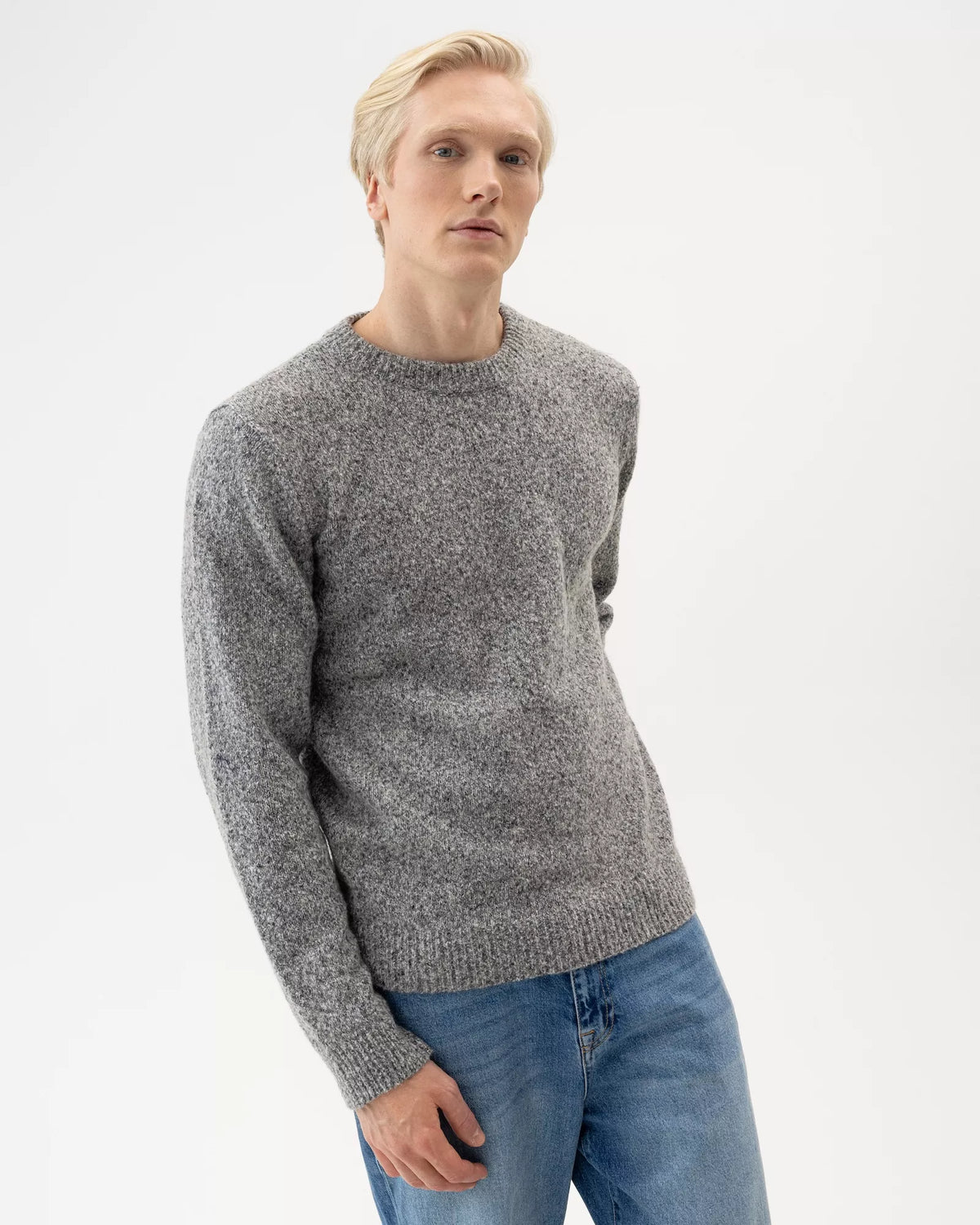 Mens - Liam Crew Neck  Cotton Mix Jumper