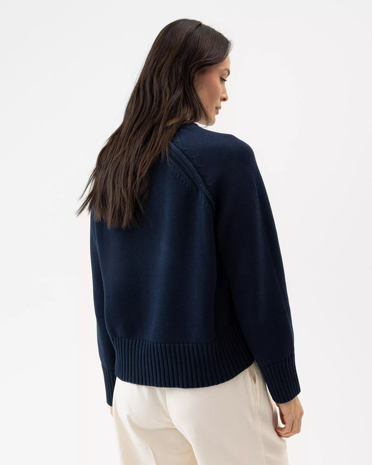 Meg Cotton Crew Neck Jumper