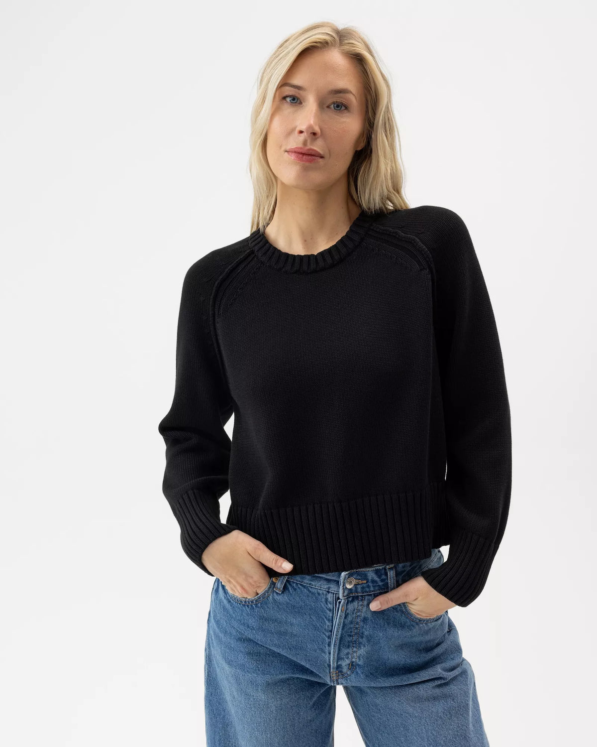 Meg Cotton Crew Neck Jumper