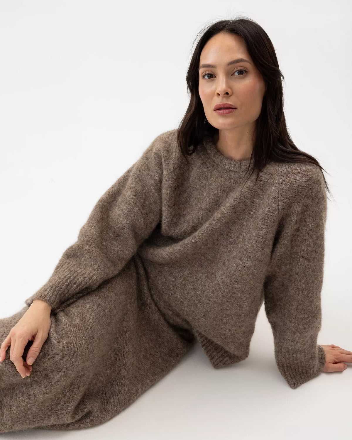 Tindra Mohair Jumper Taupe