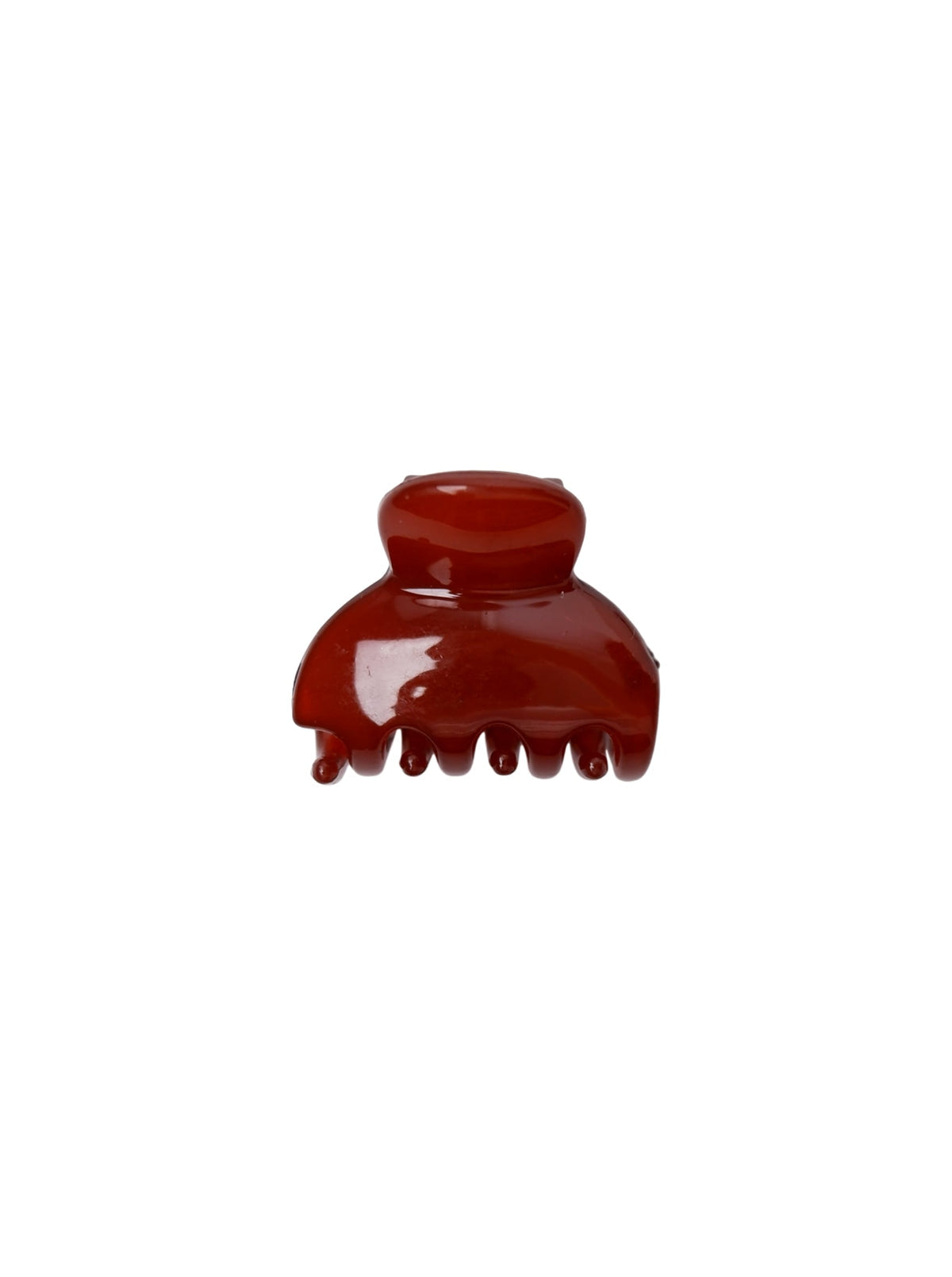 BCVale Small Hair Claw Wine/Mustard/Amber
