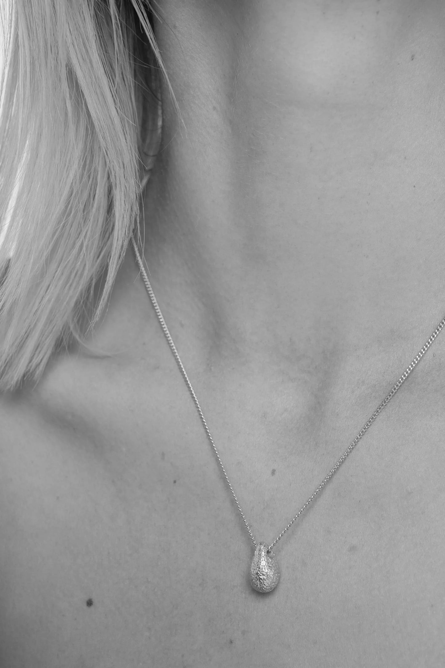 Dome Necklace - Mini Dome Necklace, Silver