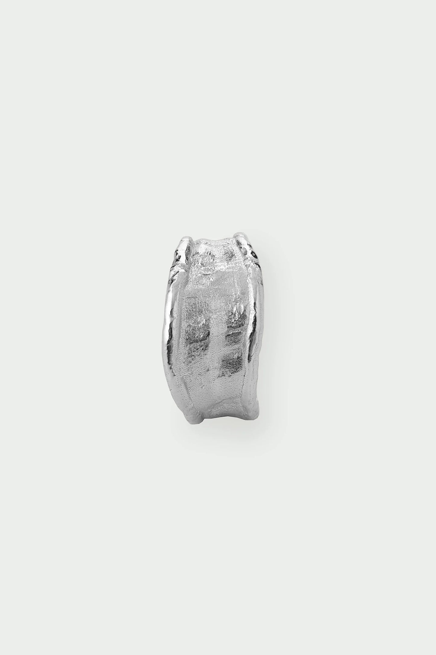 Driftline Ring - Textured Ring, Silver
