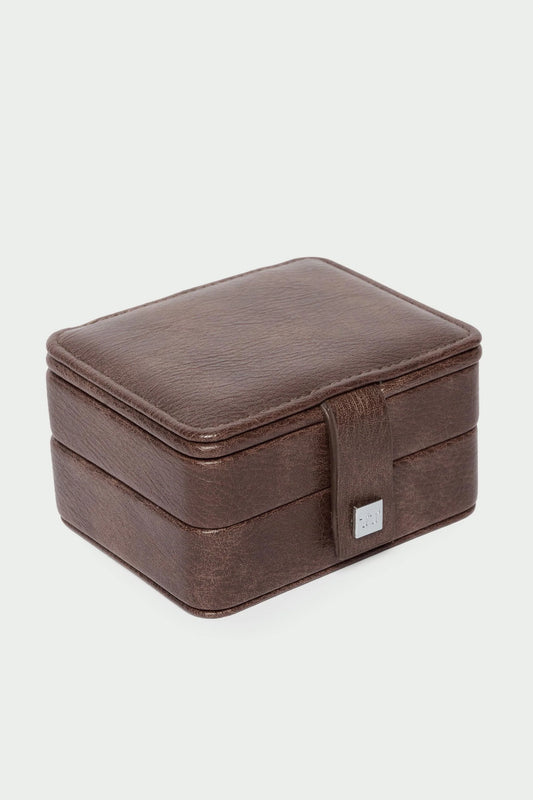 Dune Small Jewellery Box Dark Brown