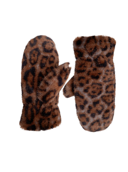BCBLAZE Soft Mittens - Mocca/Grey
