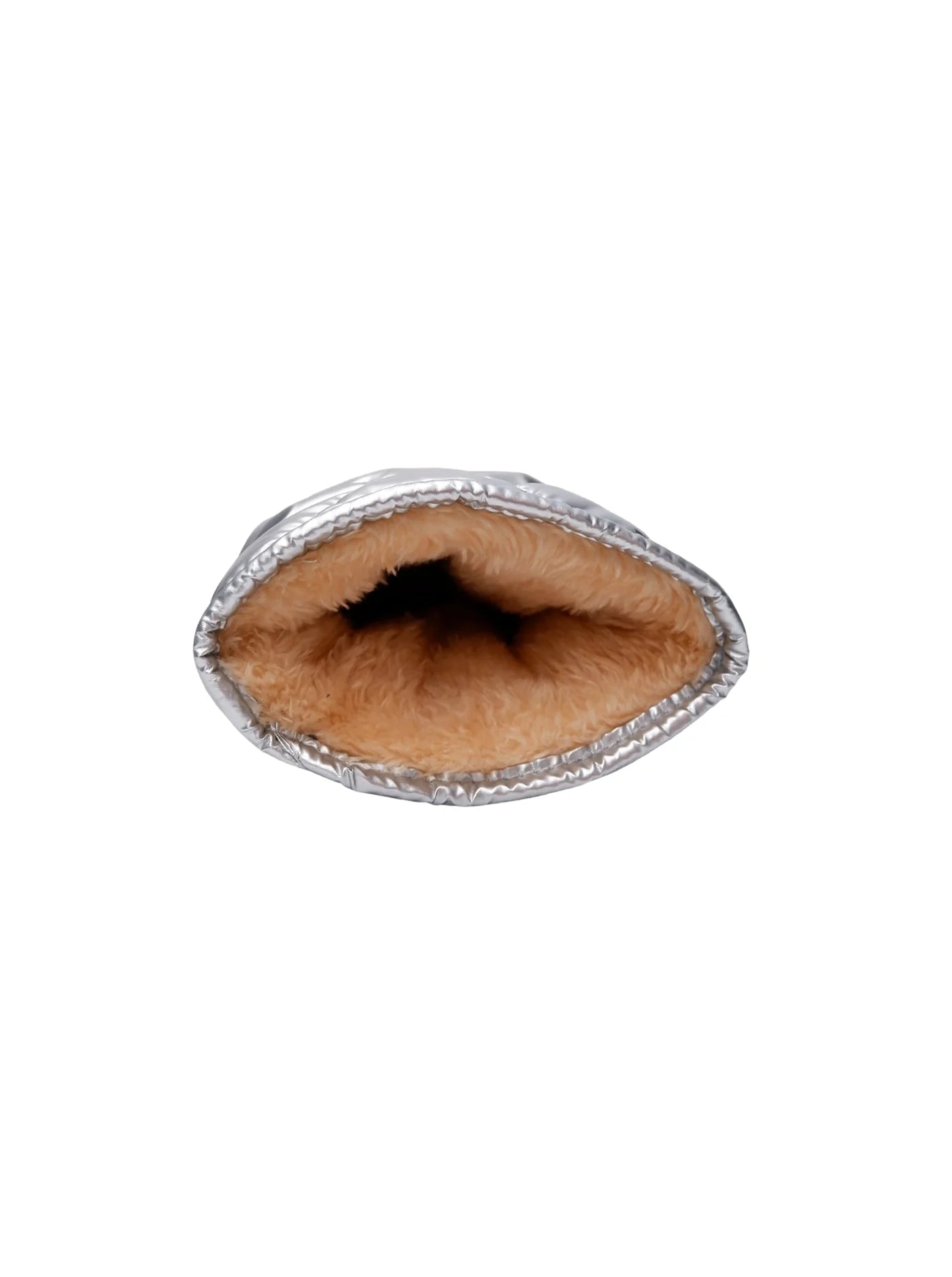 BCPALOMA Quilted Mittens - Mocca/Silver Coloured