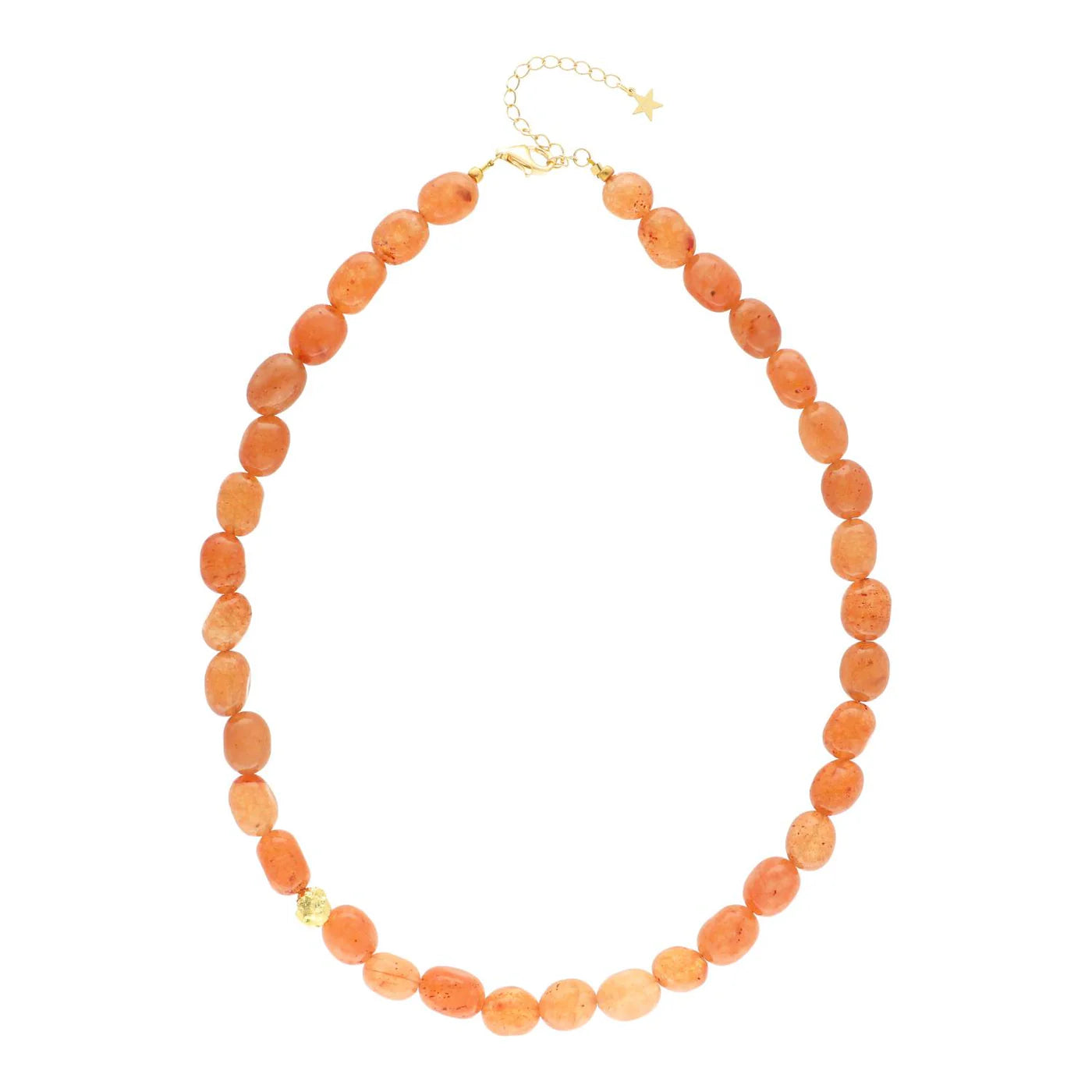 VILMA NECKLACE - Orange/Burgundy