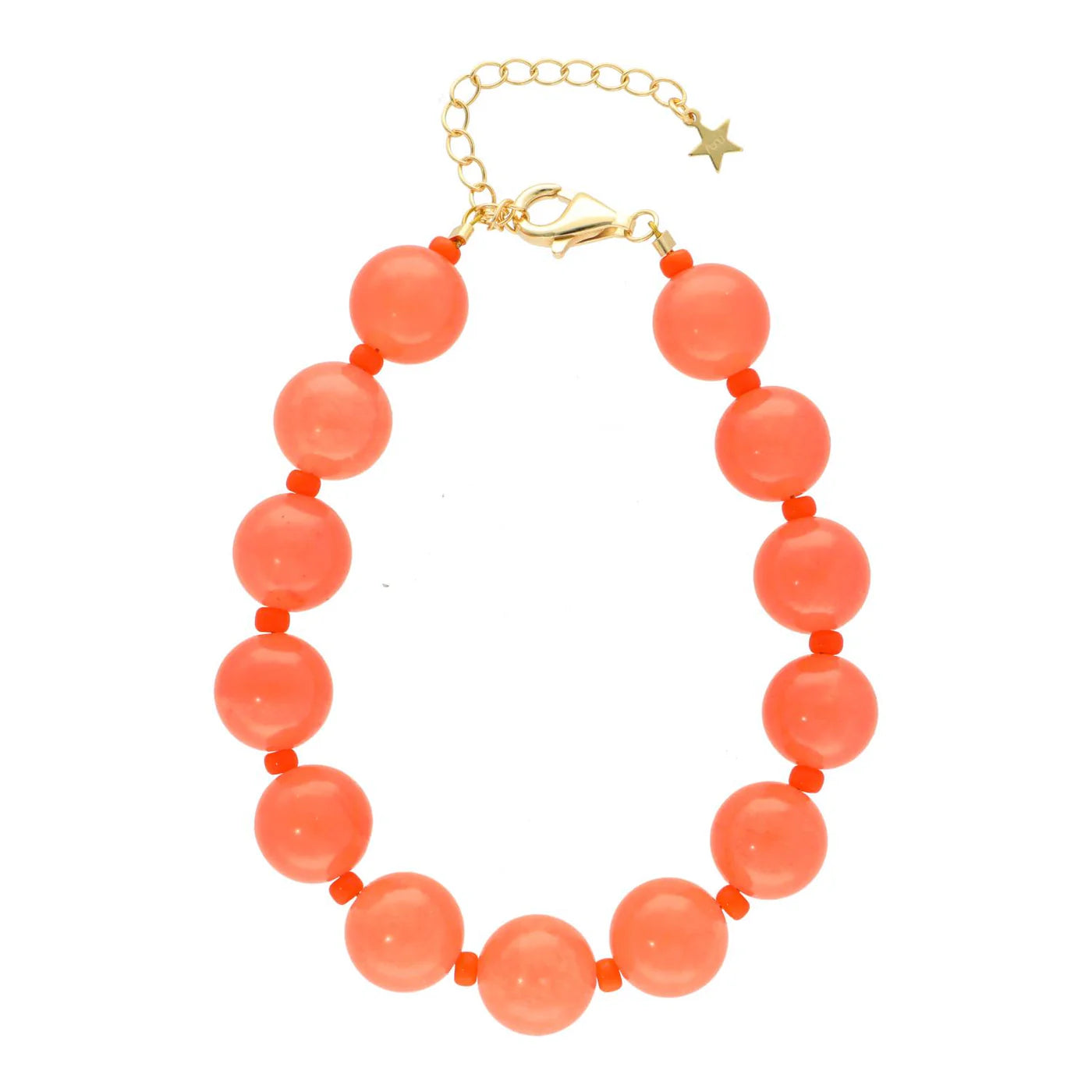 VILMA BRACELET - Burgundy/Orange