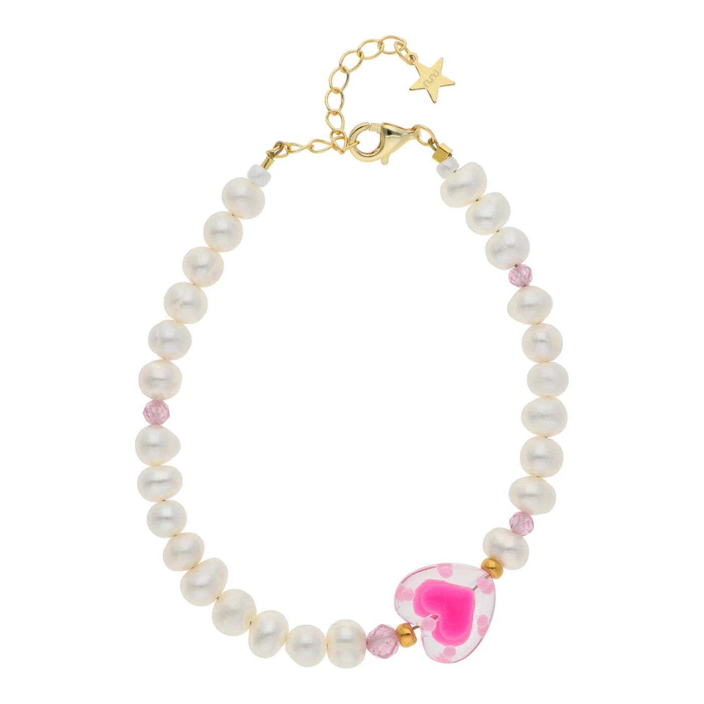 ROSALIA BRACELET - Pink Love Heart