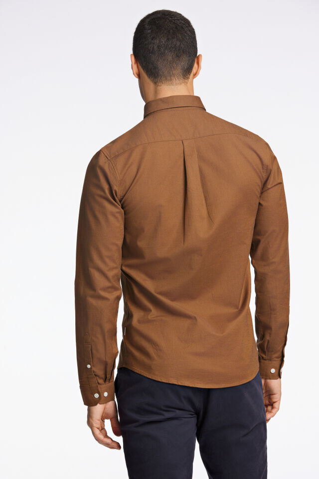 Mens - 30-203174B Oxford Shirt (Oxblood/Navy/Deep Brown Mix/Dark Brown Mix)