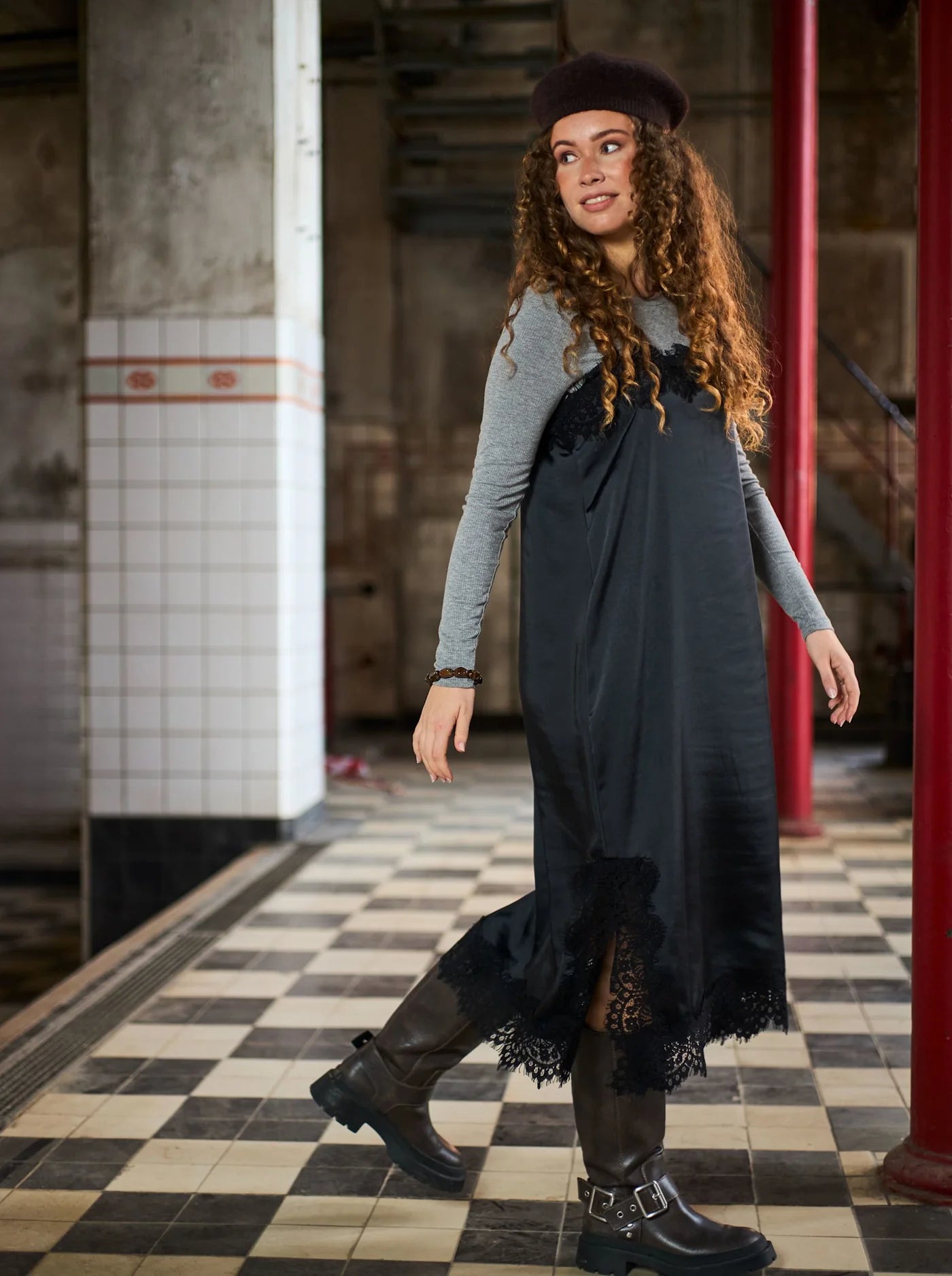 BCEvie Lace Strap Dress