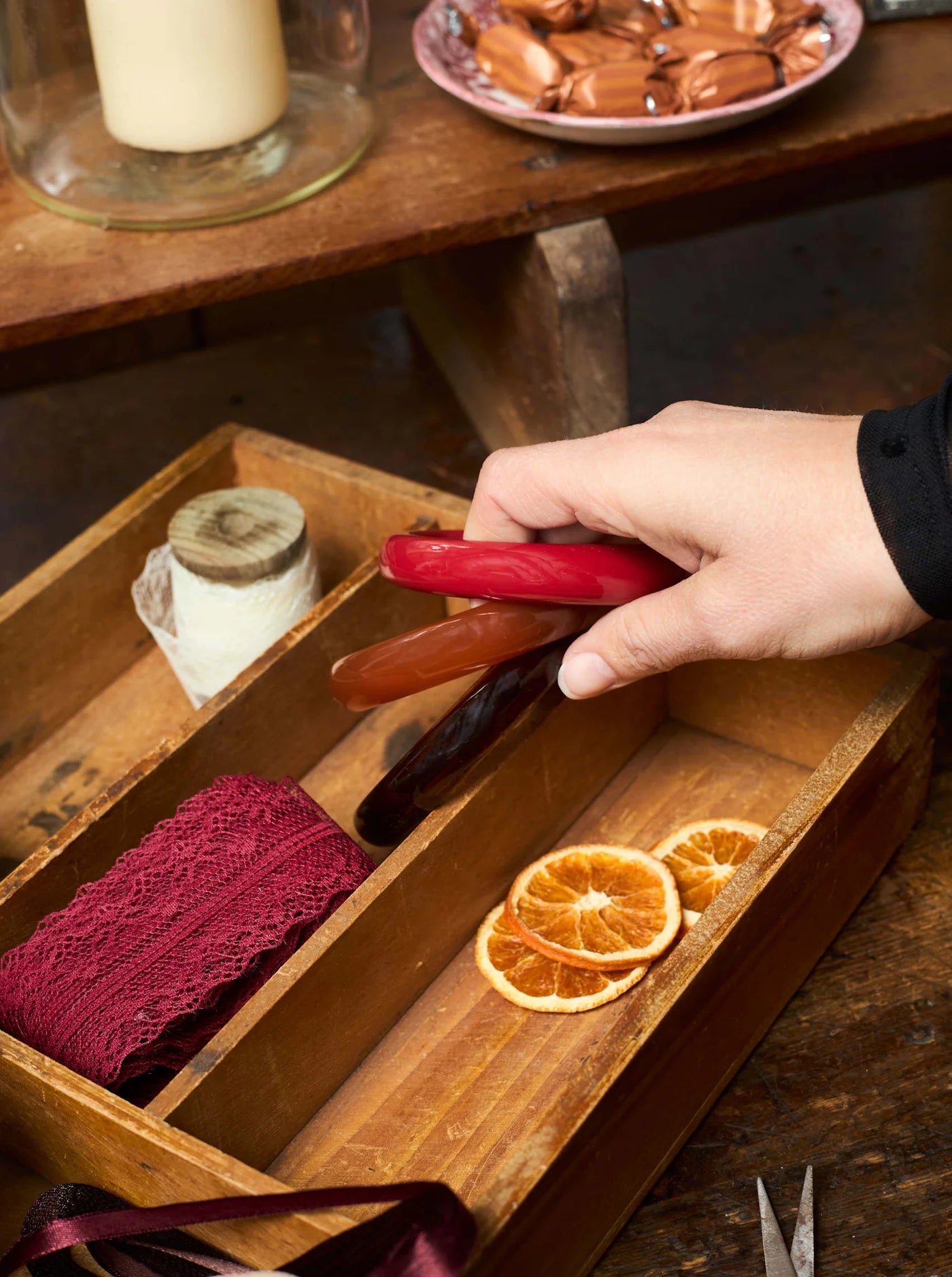 BCLyanne Bangle - Berry Red