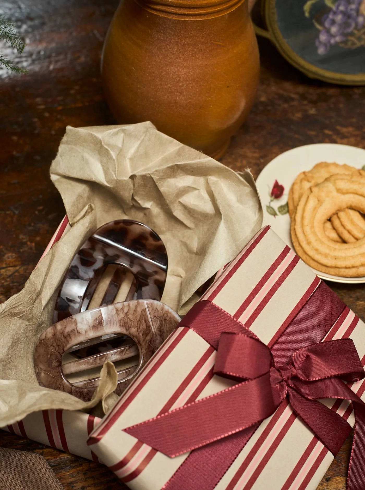 BCMilla Hair Claw - Brown Marble/Dk. Tortoise/ Lt. Tortoise