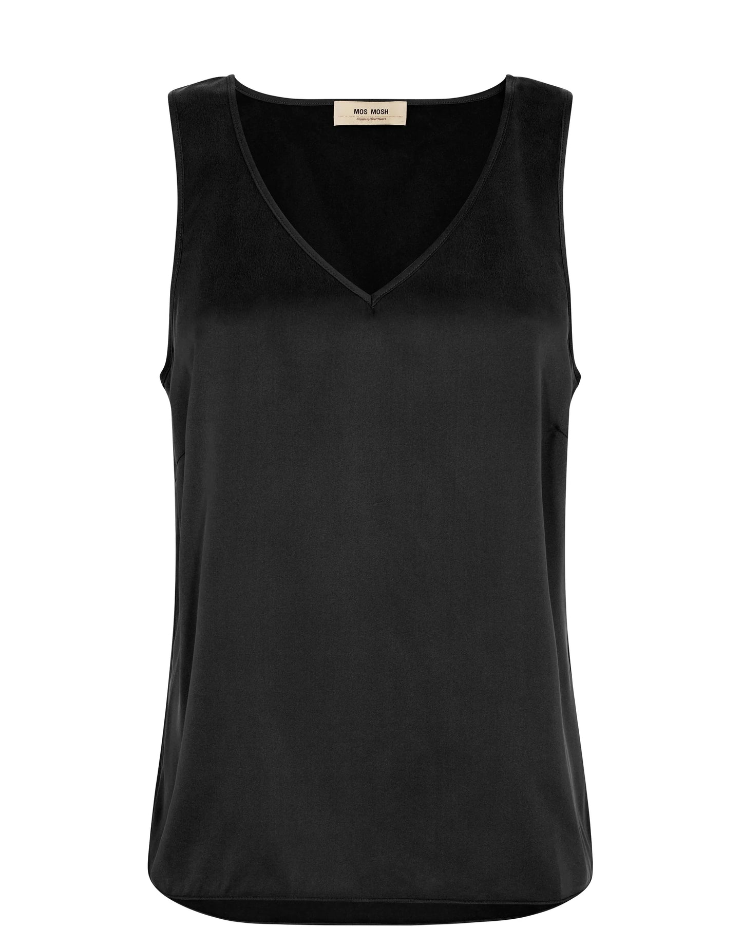 MMAstrid V-Neck Silk Tank Top