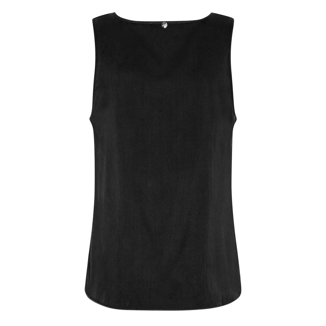 MMAstrid V-Neck Silk Tank Top