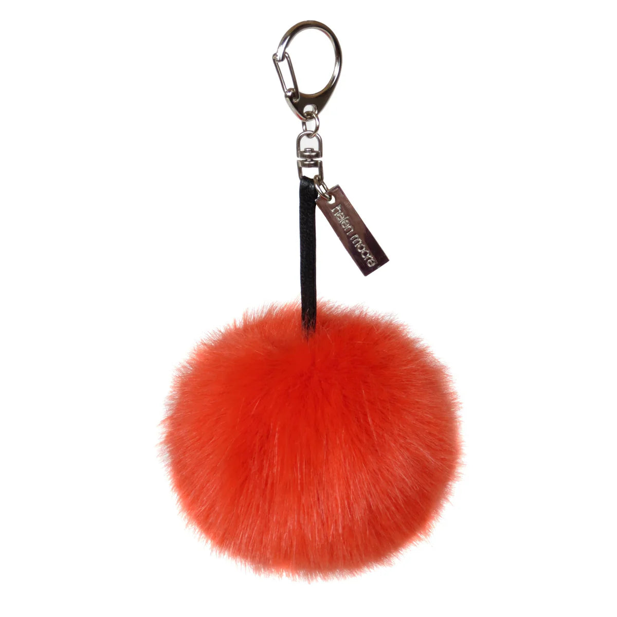 Faux Fur Pom Pom Keyring Charm