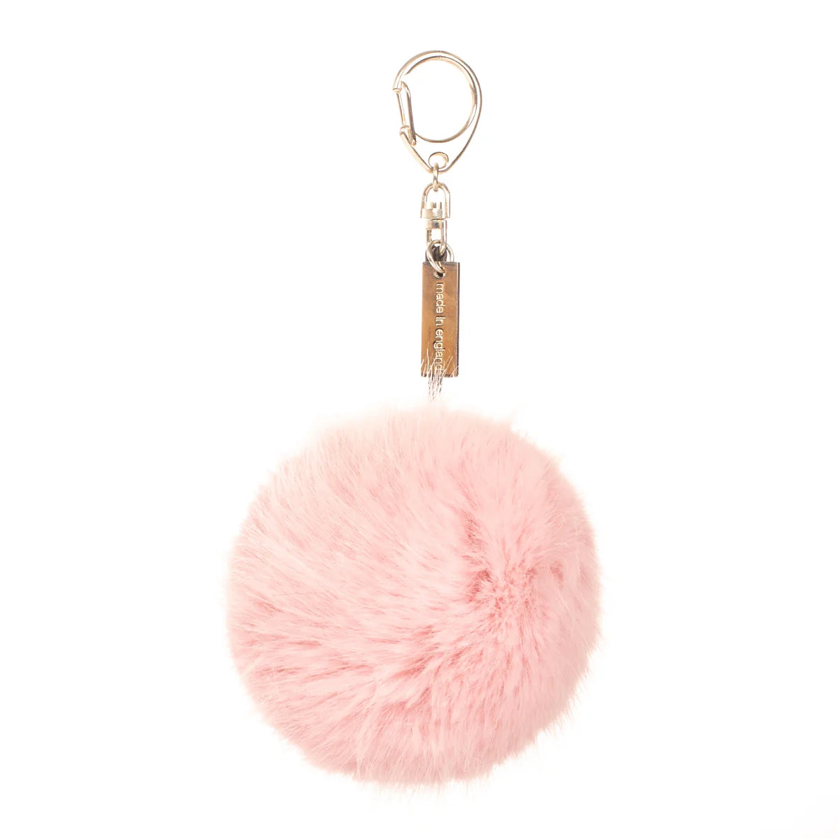 Faux Fur Pom Pom Keyring Charm