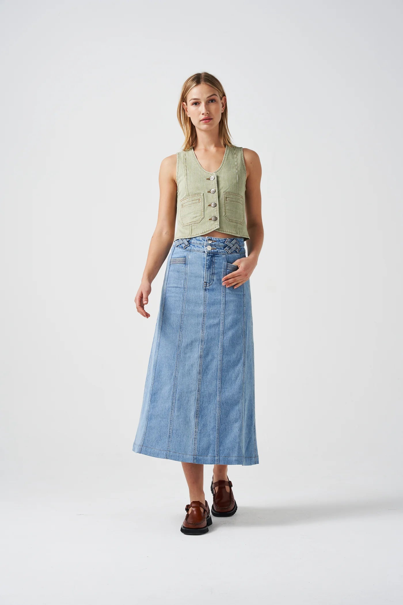 Willow Denim Skirt Rodeo Vintage