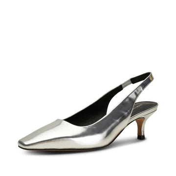 Maxine Slingback Shoe Silver