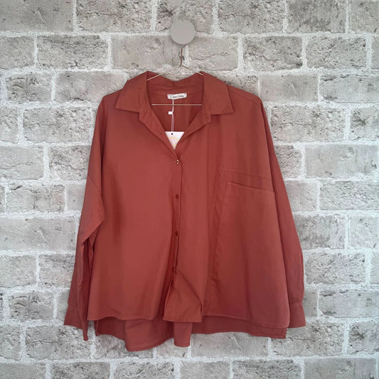 Nadina 4180 - Oversize Shirt with Large Pocket