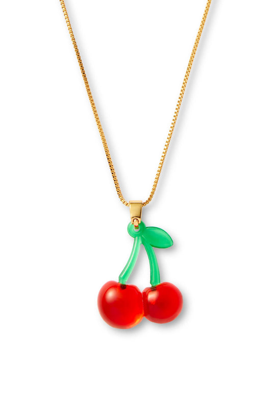 Pop The Cherry Necklace Gold