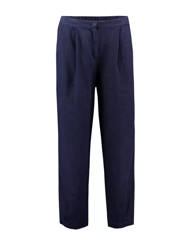 Luna Linen Pants Navy